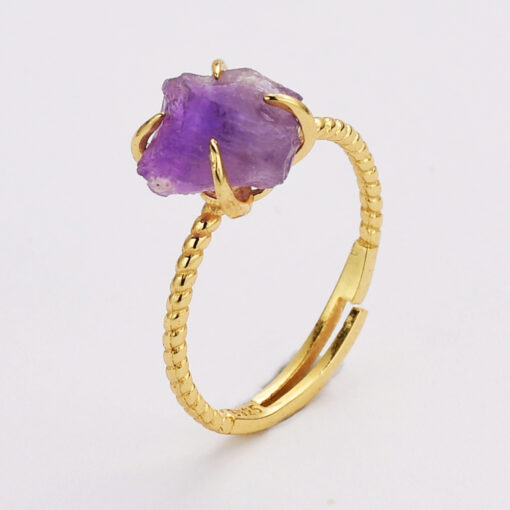Nebula amethyst ring